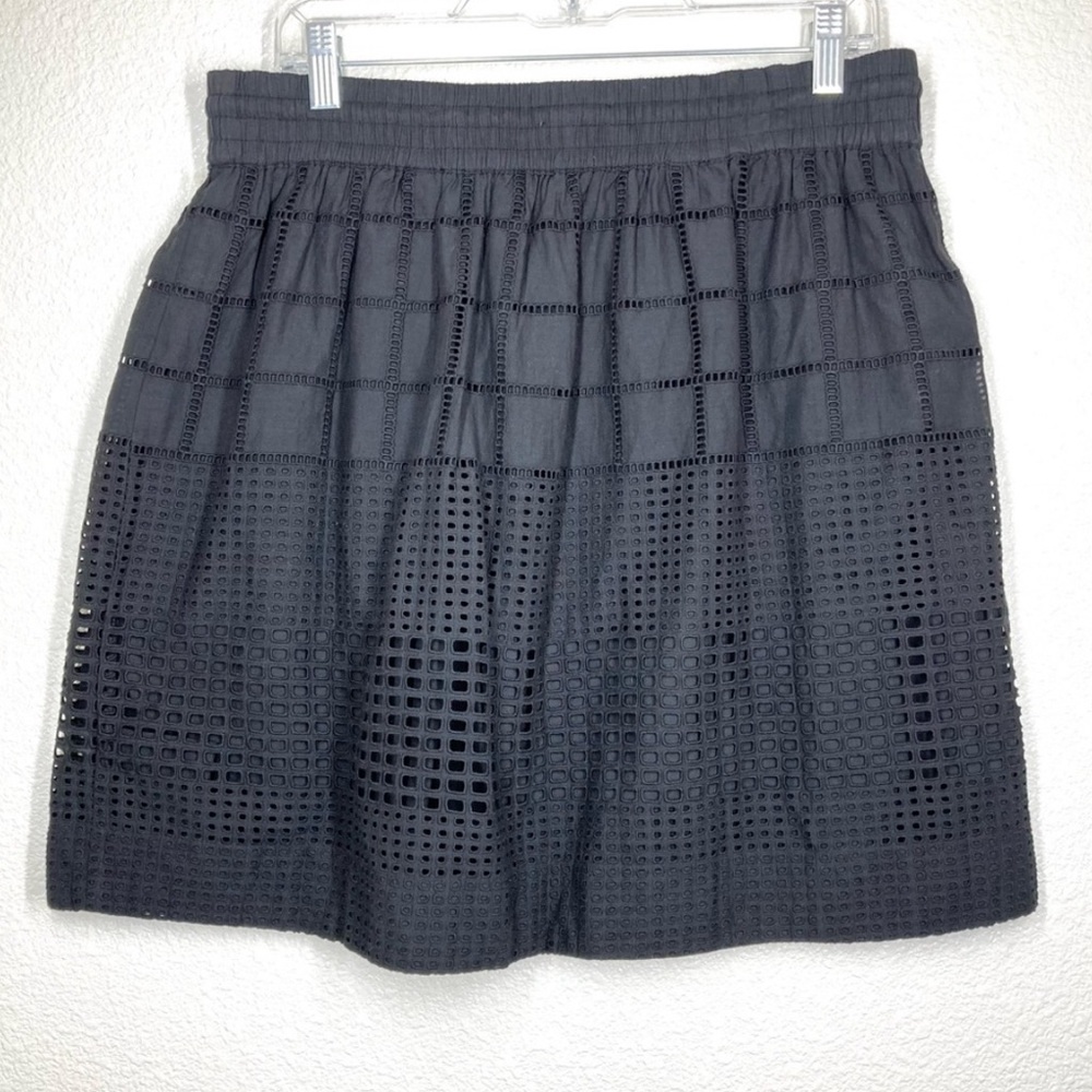 Tommy Bahama Daphne Eyelet Skirt Black Small/Petite - Picture 1 of 15